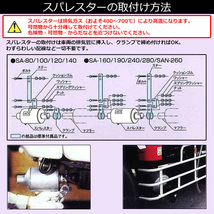 サンダイヤ スパレスター 火の粉防止装置 ステンレス製 入口管内径38mm 乗用車用 SA-100S 送料無料_画像3