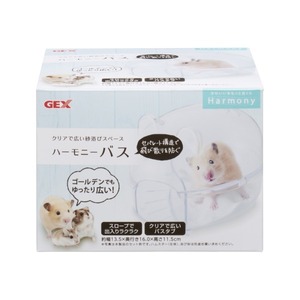 GEX is - moni - bus clear hamster Golden easy spacious largish bath sand .. slope separate 
