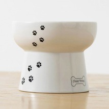 猫壱 犬用 ハッピーダイニング 脚付ウォーターボウル 犬柄 小型犬 中型犬 飲みやすい メモリ付き 健康管理 食洗器対応_画像5