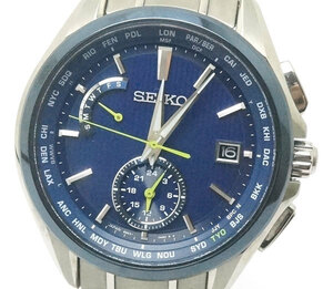 Использовал красоту Seiko Seiko Briz Limited Model Watch Titanium Radio Solar Saga229/8B63-0AV0