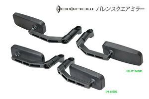 バックミラー　NC700X 400X NC750X バレンミラー(ブラック) 左右set