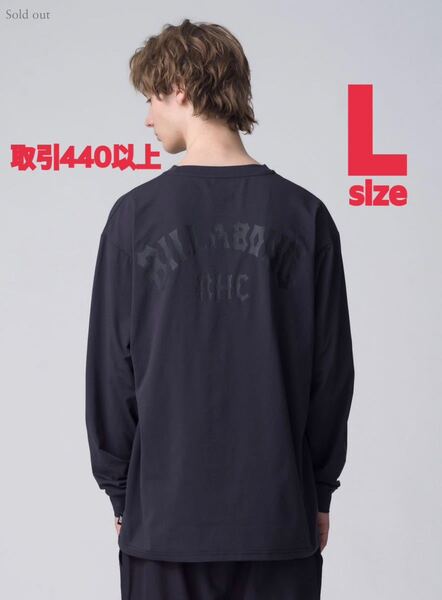 RHC x BILLABONG Recycled Long Sleeve Tee Charcoal Gray Lサイズ Ron Herman ロンハーマン ビラボン ロンT Tシャツ チャコールグレー