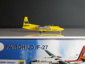 ◆ＨＵＧＨＥＳ　ＡＩＲＷＥＳＴ [N756L]◆Aero Classics [1:400]◆Ｆｏｋｋｅｒ　Ｆ－２７