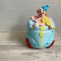 60's ピエロ フィギュリン 20cm 陶器 小物 入れ 置物 人形 インテリア オブジェ 昭和 レトロ Pierrot Figurine Trinket Box 札幌_画像2