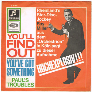 ●PAUL'S TROUBLES / YOU'LL FIND OUT [GERMANY 45 ORIGINAL 7inch シングル MOD 試聴]