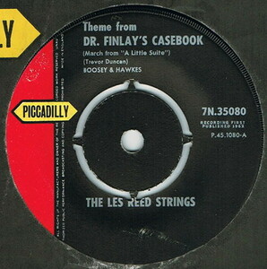 ●THE LES REED STRINGS / THEME FROM DR. FINLAY'S CASEBOOK / THE SAINT [UK 45 ORIGINAL 7inch シングル Edwin Astley 試聴]