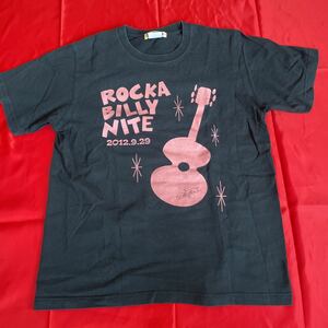 レア　rockabilly nite Tシャツ ロカビリーナイト　グリースヴィル GREASEVILLE グレッチ　GRETSCH アストアロボット　ROBOT larocka