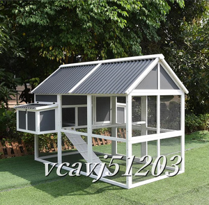 * beautiful goods * super large chicken small shop . is to small shop gorgeous pet holiday house house wooden rainproof . corrosion rabbit breeding outdoors .. garden cleaning easy to do 