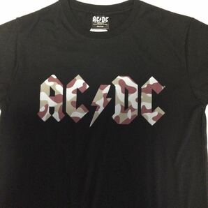 AC/DC エーシーディーシー ●迷彩ロゴTシャツ●Mサイズ◎長期保管・デッドストック品・未着用品〇タグ付き◇バンドＴシャツの画像2