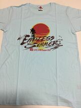 B’z Tシャツ 　水色◎ Lサイズ 「B’z LIVE-GYM Pleasure 2013 -ENDLESS SUMMER-」長期保管・デッドストック・未着用◎松本孝弘◎稲葉浩志_画像1