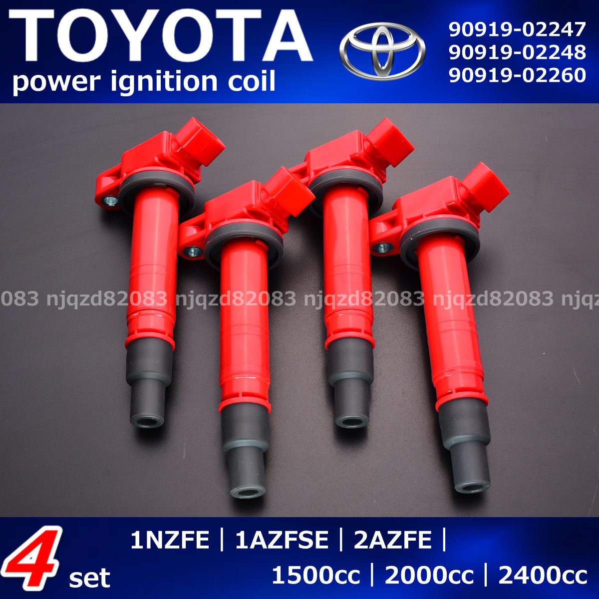 ACA20W ACA21W ACA31W ACA36W トヨタ RAV4 強化イグニッションコイル 90919-02247 90919-02248 90919-02260 ACA20W ACA21W ACA31W ACA36W トヨタ RAV4 強化イグニッションコイル 90919-02247 90919-02248 90919-02260