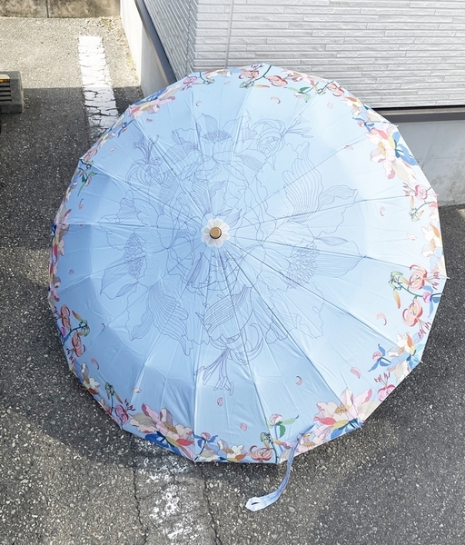 折りたたみ傘 日傘 雨傘 レディース 花柄 手動傘 晴雨兼用傘 プリント 大きい傘 雨具 傘 女性