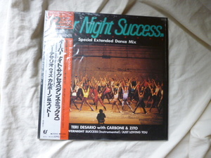 Teri Desario With Carbone & Zito / Overnight Success 帯・シュリンク付 ダンサブルPOP DISCO 12 長尺バージョン 試聴