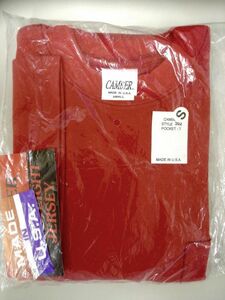 CAMBER キャンバー ●RD（レッド)size S ●マックスウェイト ヘビーウェイト ８オンス 8oz ポケット付Tシャツ