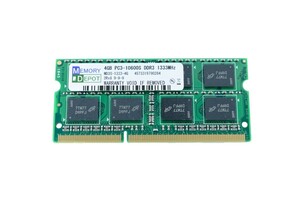 SODIMM 4GB PC3-10600 DDR3-1333 204pin SO-DIMM PC memory 5 year guarantee affinity with guarantee number attaching mail service shipping 