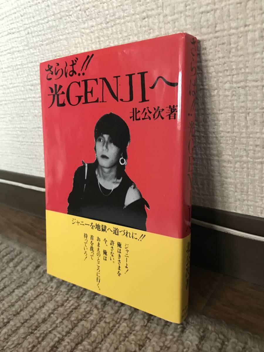 ☆8人目の光GENJI・新光GENJI著・初版・帯付き（ずっと本全体にカバー