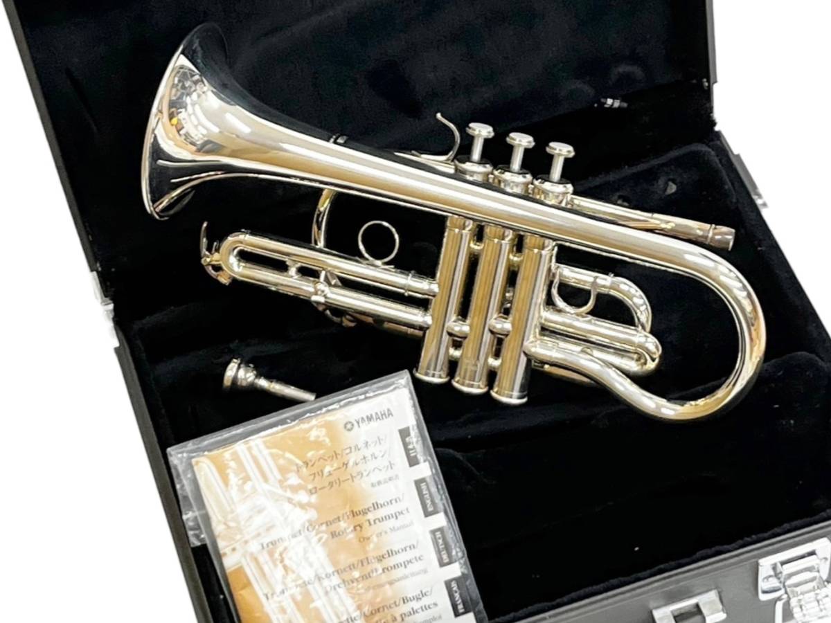 YAMAHA ヤマハ YCR3330 コルネット シリアルNo.202652 マウスピースx2