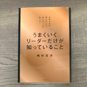 うまくいくリーダーだけが知っていること　成長できる「場」をつくり、強いチームを育てる！ 嶋村吉洋／著