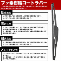 リアワイパー ブレード 250mm 1本 フォルクスワーゲン シロッコ 137 1.4TSI ABA-13CAV/DBA-13CAV/DBA-13CTH 2008.8-2014.5 社外品 RH8_画像3