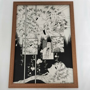  The Rose of Versailles #B4 size . made original picture # frame goods # Ikeda . fee .# interior 21