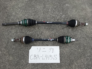  Sonica 18 year CBA-L415S front drive shaft left right KF-DET with turbo car ABS attaching car noise none 