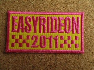 2011 EASY RIDE ON CANP 九州バイカーズ バイクミーティングワッペン/ハーレーダビッドソン harley davidson VIVES ツーリング パッチ