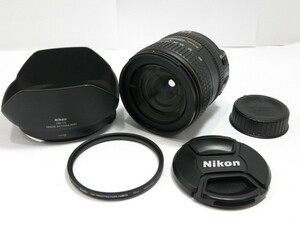 Nikon AF-S DX 16-80mm F2.8-4E ED VR HB-75 純正フード・Kenko NEO72mmフィィルター付 ニコン [管NI621]