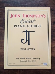 送料無料 ピアノ教則本 ジョン・トンプソン トンプソンはじめてのピアノ教本 第7巻 英語版