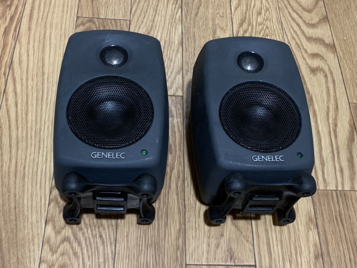 華麗 GENELEC 6010A スピーカー ペア スピーカー -