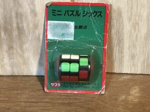  new goods unopened that time thing Sakura Mini puzzle 6. toy vintage retoro Showa Retro puzzle