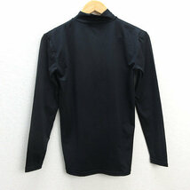 z■ツアーステージ/TOURSTAGE モックネックロングスリーブ【M】黒/men's/69【中古】■_画像3