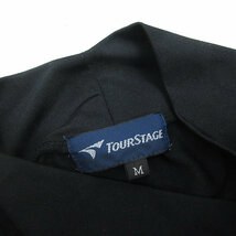 z■ツアーステージ/TOURSTAGE モックネックロングスリーブ【M】黒/men's/69【中古】■_画像2