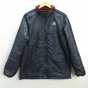 s■アディダス/adidas パデッドジャケット S06576 中綿 JKT【O】濃灰/MENS/2【中古】