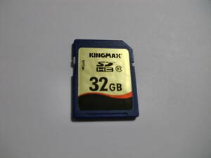 32GB　SDHCカード　KINGMAX　フォーマット済み　メモリーカード　SDカード