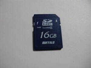 16GB　SDHCカード　BUFFALO　フォーマット済み　メモリーカード　SDカード