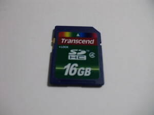 16GB　SDHCカード　Transcend　フォーマット済み　メモリーカード　SDカード