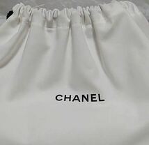 新品未使用　ＣＨＡＮＥＬ　シャネル　非売品　ノベルティ　巾着　オーガニックコットン　ポーチ_画像3