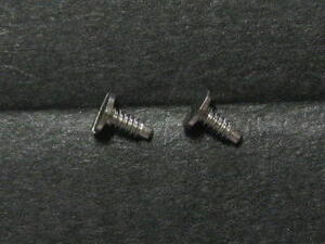 52KS 受けネジ2個/52KING SEIKO Balance cock screw,Barrel & train -wheel bridge screw 5206A,5216A,5245A,5246A,5256A 2Pcs(012284