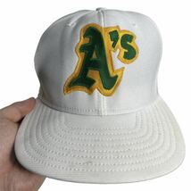 ■ 60s 60年代 USA製 ビンテージ New Era MLB Athletics スナップバック ベースボール キャップ 帽子 CAP ニューエラ アスレチックス ■_画像2