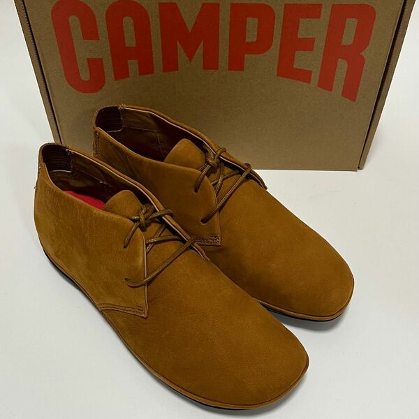 新品 Camper Right Nina カンペール ショートブーツ ブラウン