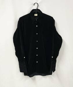 0114 TAKEO KIKUCHI Takeo Kikuchi suede style shirt 2 size black 