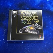 美品　PS1ソフト　スター・ウォーズ　レベルアサルトⅡ STAR WARS REBEL ASSAULT Ⅱ PlayStation プレイステーション 帯ハガキ付き_画像4