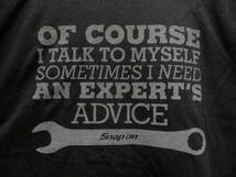 Snap-on（スナップオン）ティーシャツ,Tシャツ「EXPERT ADVICE BLACK TEE」サイズXL_画像4