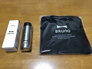 ★Joshin / ジョーシン×BRUNO / ブルーノ　真空二重ミニステンレスボトル+保冷ポーチ付きミニトート（非売品）