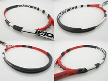 中古 テニスラケット バボラ アエロストーム 2007年モデル【トップバンパー割れ有り】 (G2)BABOLAT AERO STORM 2007_画像2