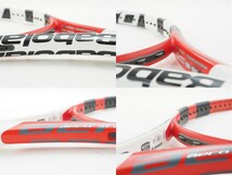 中古 テニスラケット バボラ アエロストーム 2007年モデル【トップバンパー割れ有り】 (G2)BABOLAT AERO STORM 2007_画像4