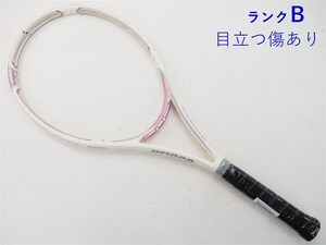 中古 テニスラケット プリンス イーエックスオースリー ホワイト 100エル 2012年モデル【一部グロメット割れ有り】 (G2)PRINCE EXO3 WHITE