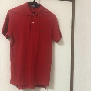 POLO by Ralph Lauren ポロラルフローレン　インパクト21 メンズ　赤半袖ポロシャツ　トップス　S