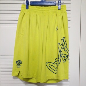 *[ old clothes ]Champion( Champion ) jersey pants ( shorts ) S size yellow green 