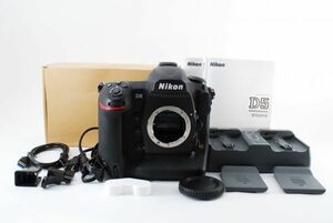 【新品級】ショット数61回！ ニコン NIKON D5 XQD ボディ デジタル一眼 主要付属品付！ #1074